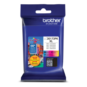 BROTHER LC30173PKS Color 3-Pack Original Inkjet Cartridge - Cartouches Certifiees