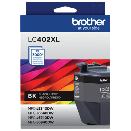 BROTHER LC402XLBKS Black Original Toner Cartridge - Cartouches Certifiees