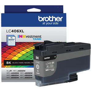 BROTHER LC406XLBKS Black Original Inkjet Cartridge - Cartouches Certifiees