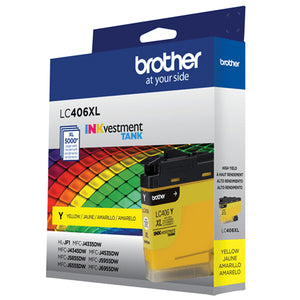 BROTHER LC406XLYS Yellow Original Inkjet Cartridge - Cartouches Certifiees