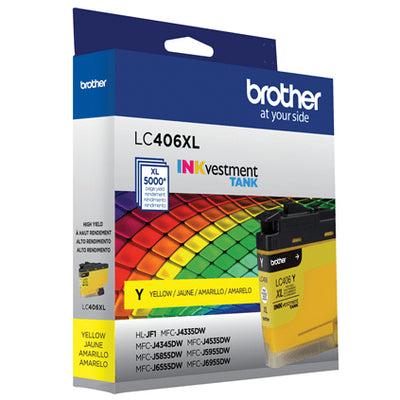 BROTHER LC406XLYS Yellow Original Inkjet Cartridge - Cartouches Certifiees