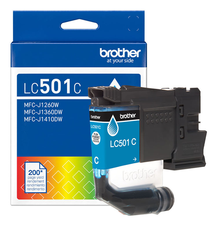 BROTHER LC501CS Cyan Original Inkjet Cartridge - Cartouches Certifiees