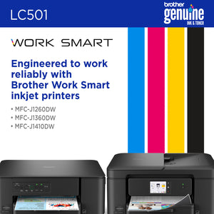 BROTHER LC501CS Cyan Original Inkjet Cartridge - Cartouches Certifiees