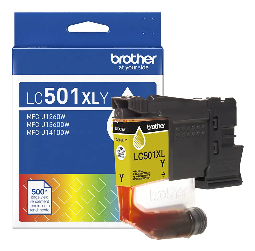 BROTHER LC501XLYS Yellow Original Inkjet Cartridge - Cartouches Certifiees