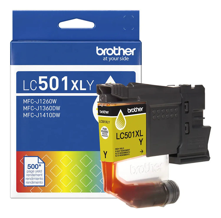 BROTHER LC501XLYS Yellow Original Inkjet Cartridge - Cartouches Certifiees
