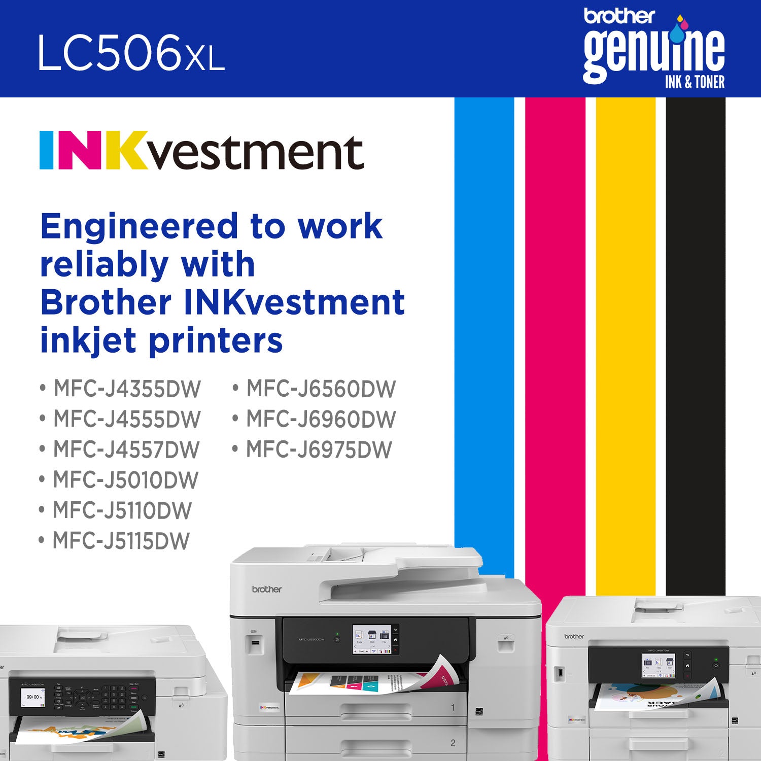 BROTHER LC506XLCS Cyan Original Inkjet Cartridge - Cartouches Certifiees
