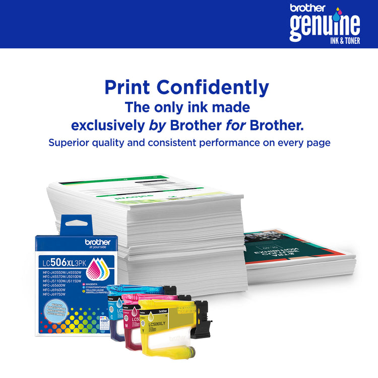 BROTHER LC506XLMS Magenta Original Inkjet Cartridge - Cartouches Certifiees