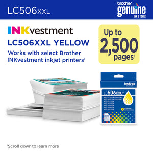 BROTHER LC506XXLYS Yellow Original Inkjet Cartridge - Cartouches Certifiees