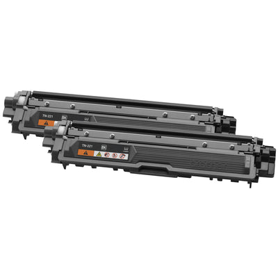 BROTHER TN-2212PK 2-Pack Black Original Toner Cartridge - Cartouches Certifiees