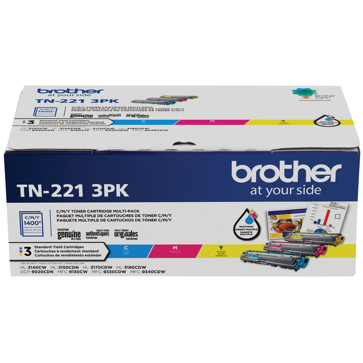 BROTHER TN-2213PK Color Original Toner Cartridge - Cartouches Certifiees