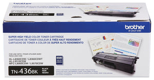 BROTHER TN-436BK Black Original Toner Cartridge - Cartouches Certifiees
