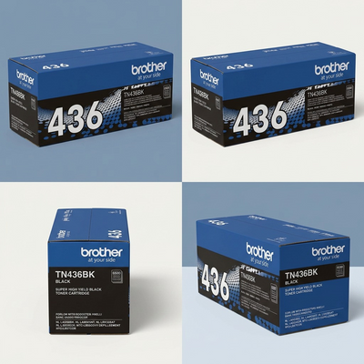BROTHER TN-436BK Black Original Toner Cartridge - Cartouches Certifiees