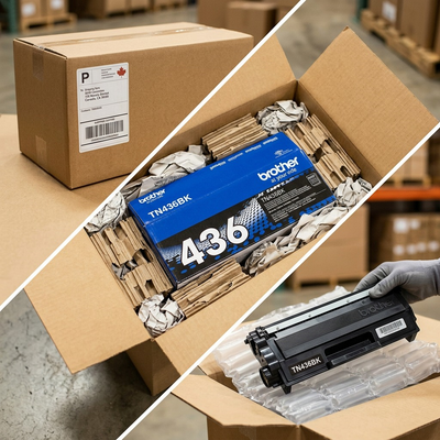 BROTHER TN-436BK Black Original Toner Cartridge - Cartouches Certifiees