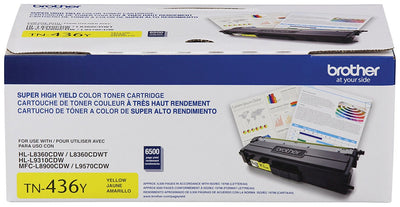 BROTHER TN-436Y Yellow Original Toner Cartridge - Cartouches Certifiees