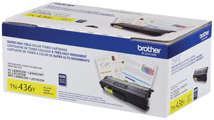 BROTHER TN-436Y Yellow Original Toner Cartridge - Cartouches Certifiees