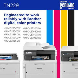 BROTHER TN229Y Yellow Original Toner Cartridge - Cartouches Certifiees