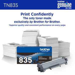 BROTHER TN835 Black Original Toner Cartridge - Cartouches Certifiees
