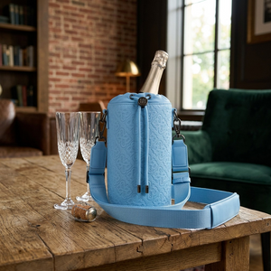 BUGATTI Rick Ross - Champagne Bag - PU Drift Blue (CBY1008RR-BLUE) - Cartouches Certifiees