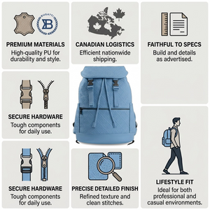 BUGATTI Rick Ross - The Boss Edition Backpack - PU Drift Blue (BKP1005RR-BLUE) - Cartouches Certifiees