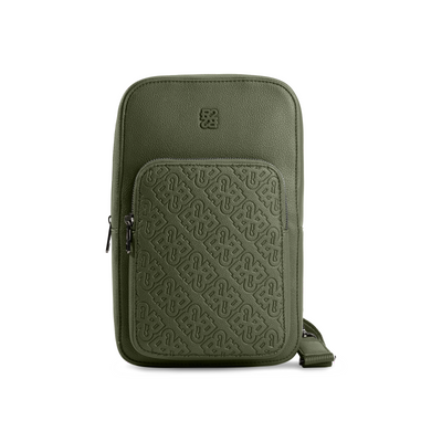 BUGATTI Rick Ross - The Boss Edition Sling Bag - PU Grit Green (SLN1004RR-KHAKI) - Cartouches Certifiees