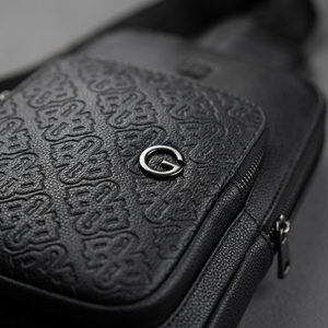 BUGATTI Rick Ross - The Boss Edition Sling Bag - PU Phantom Black (SLN1004RR-BLACK) - Cartouches Certifiees