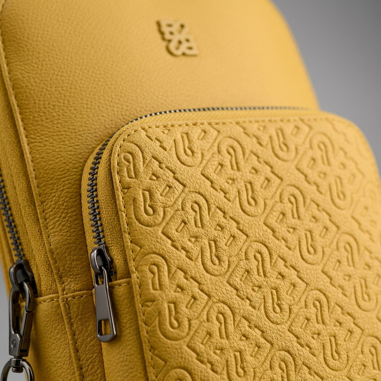 BUGATTI Rick Ross - The Boss Edition Sling Bag - PU Voltage Yellow (SLN1004RR-YELLOW) - Cartouches Certifiees