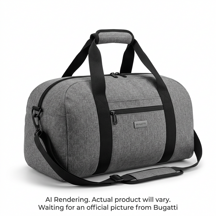 BUGATTI Swiss Mobility Active City Duffle Bag - Grey (DUF1214SM-GRY) - Cartouches Certifiees