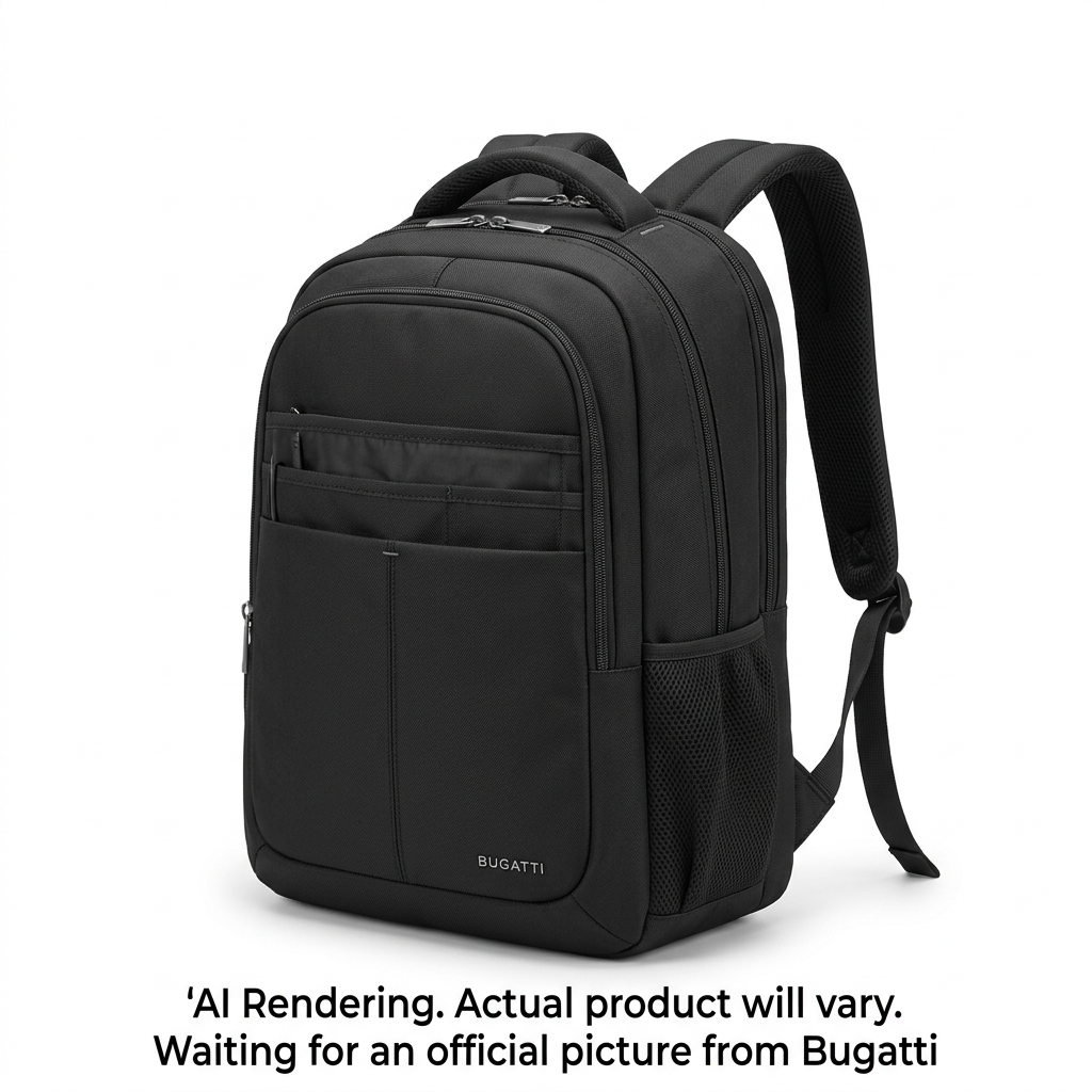 BUGATTI Swiss Mobility Urban Pro Backpack - Black (BKP1199SM-BLK) - Cartouches Certifiees