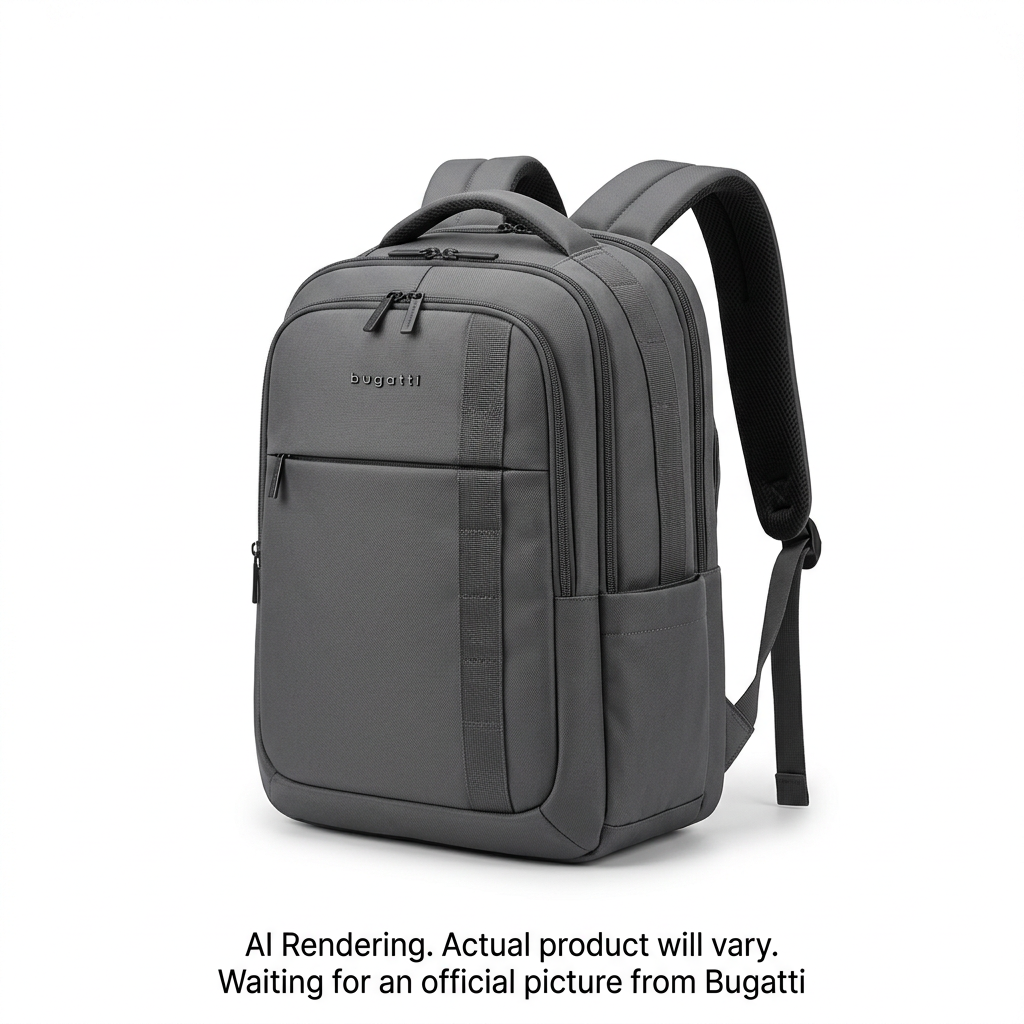 BUGATTI Swiss Mobility Urban Pro Backpack - Grey (BKP1199SM-GRY) - Cartouches Certifiees