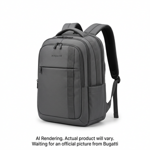 BUGATTI Swiss Mobility Urban Pro Backpack - Grey (BKP1199SM-GRY) - Cartouches Certifiees