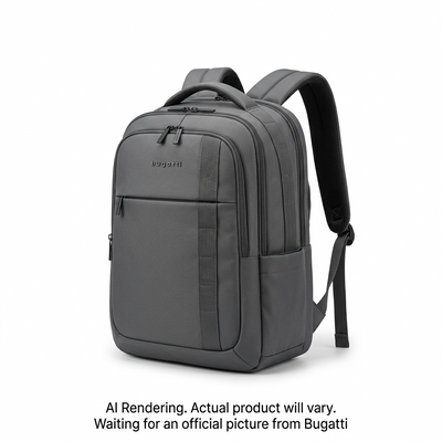 BUGATTI Swiss Mobility Urban Pro Backpack - Grey (BKP1199SM-GRY) - Cartouches Certifiees