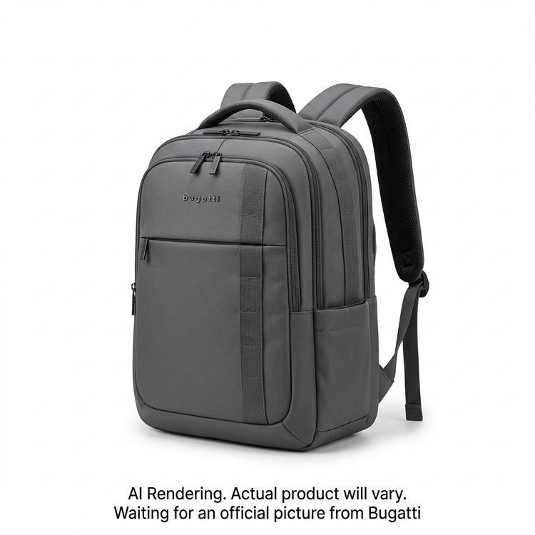BUGATTI Swiss Mobility Urban Pro Backpack - Grey (BKP1199SM-GRY) - Cartouches Certifiees