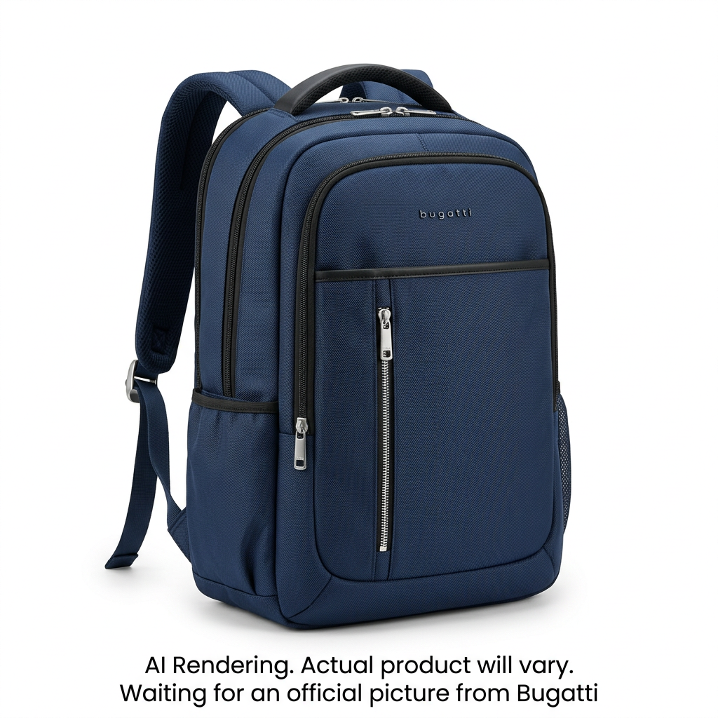 BUGATTI Swiss Mobility Urban Pro Backpack - Navy (BKP1195SM-NVY) - Cartouches Certifiees