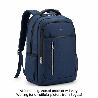 BUGATTI Swiss Mobility Urban Pro Backpack - Navy (BKP1195SM-NVY) - Cartouches Certifiees