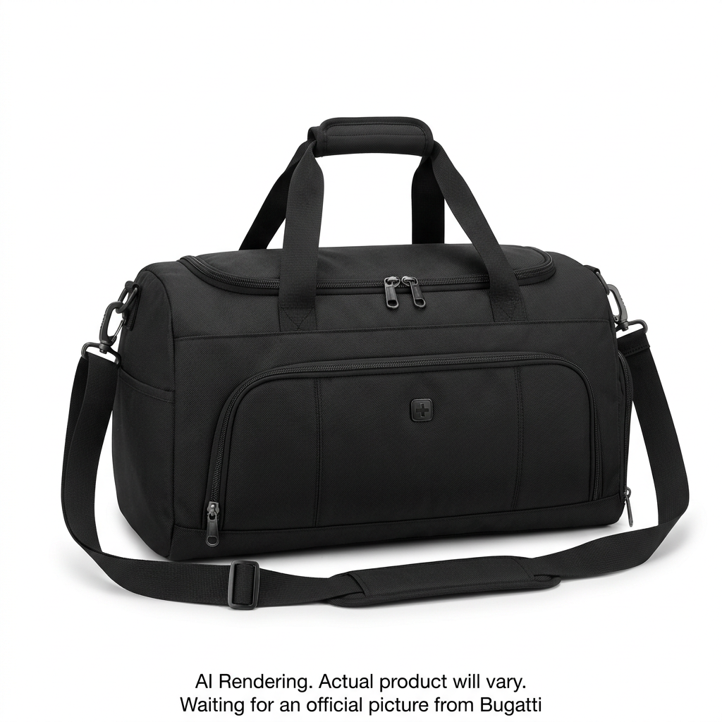 BUGATTI Swiss Mobility Urban Pro Duffle Bag - Black (DUF1215SM-BLK) - Cartouches Certifiees