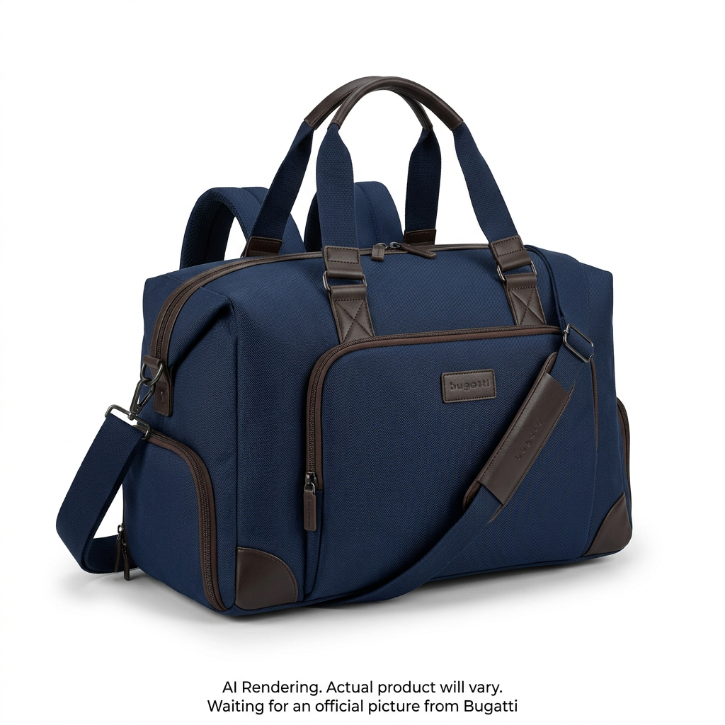 BUGATTI Swiss Mobility Urban Pro Duffle Bag - Navy (DUF1215SM-NVY) - Cartouches Certifiees