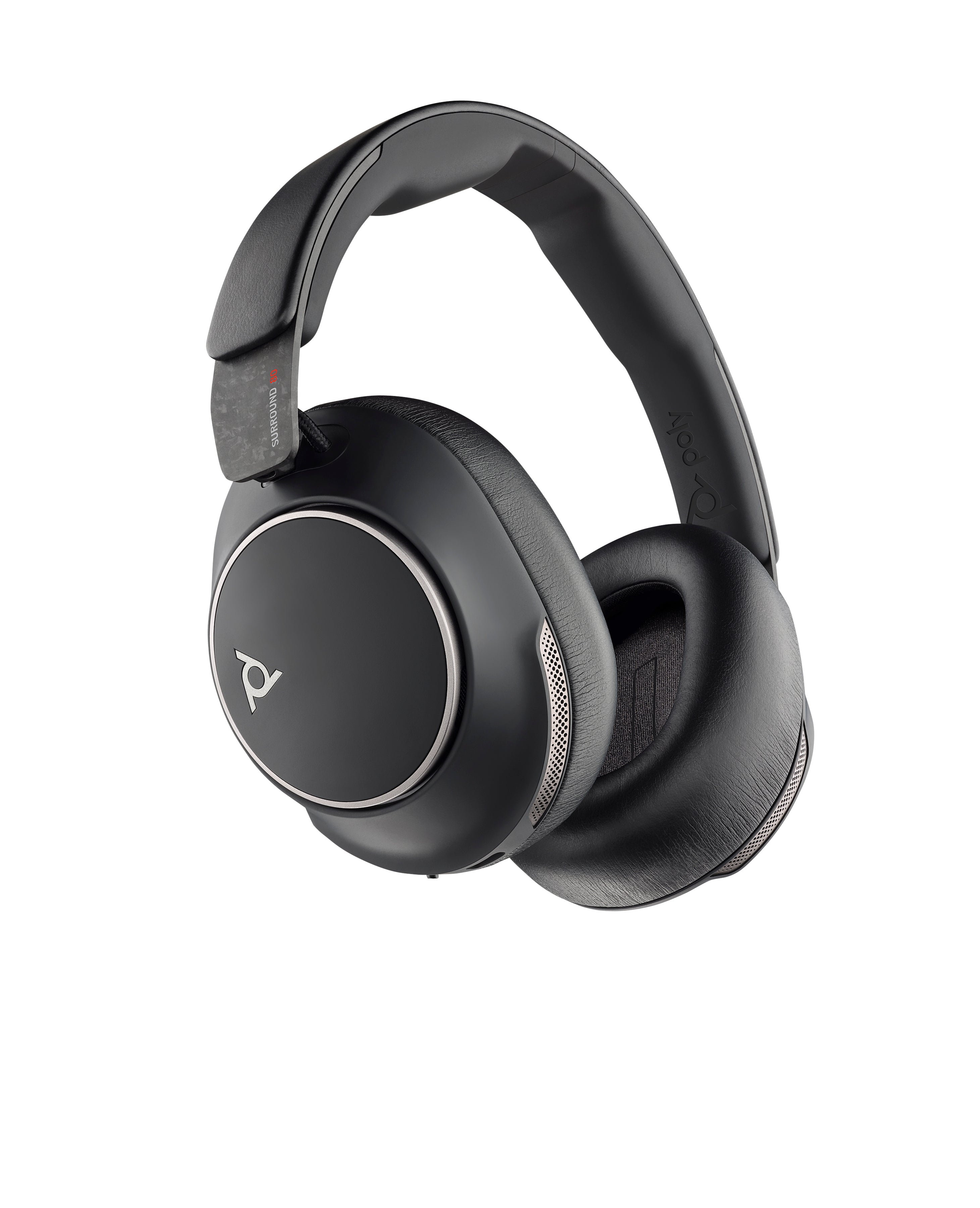 Poly Voyager Surround 80 UC USB-C Headset +USB-C/A Adapter Sans fil Arceau Musique/Quotidien USB Type-C Bluetooth Noir - Image 1