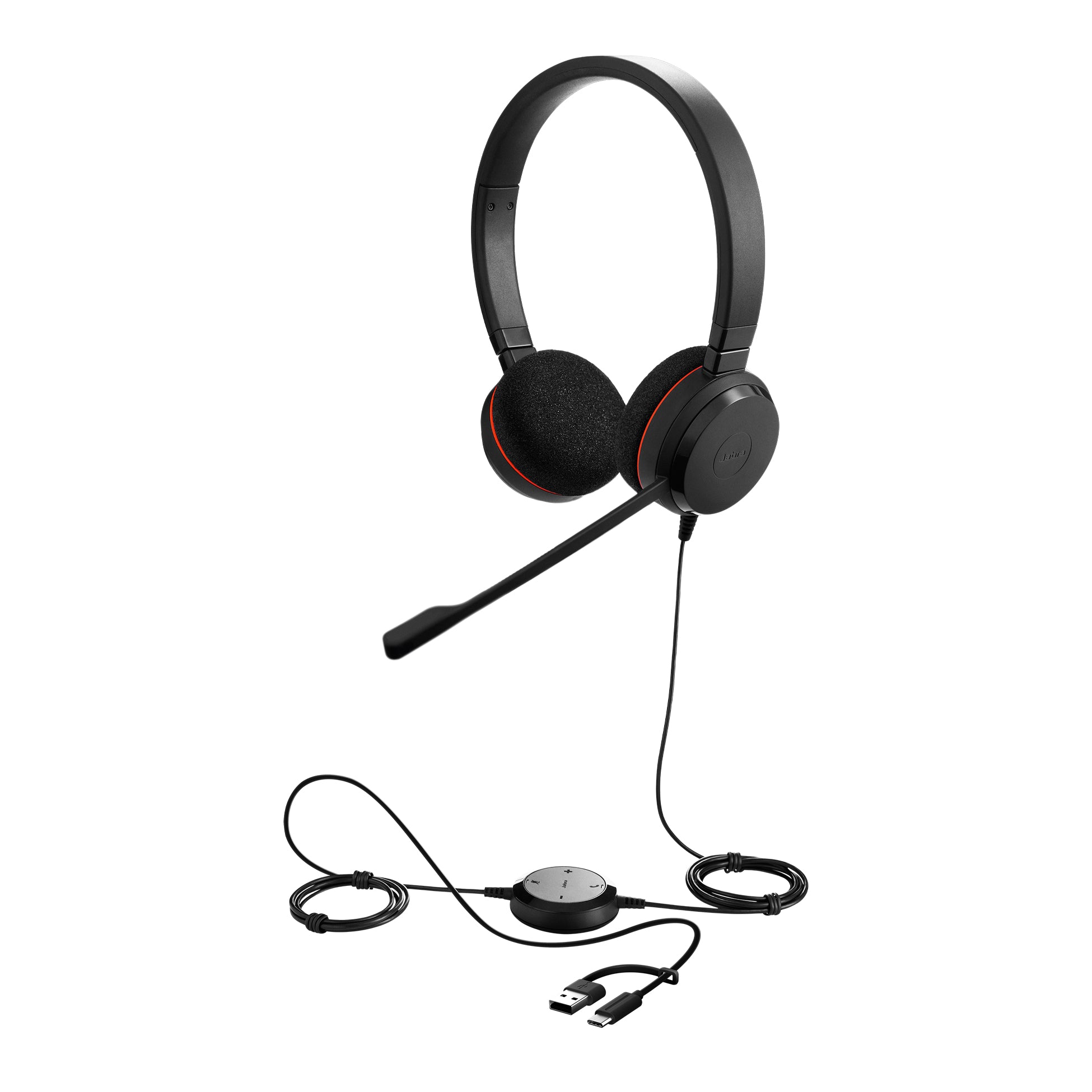 Jabra Evolve 20 Casque Avec fil Arceau Bureau/Centre d'appels USB Type-C / USB Type-A Noir - Image 2