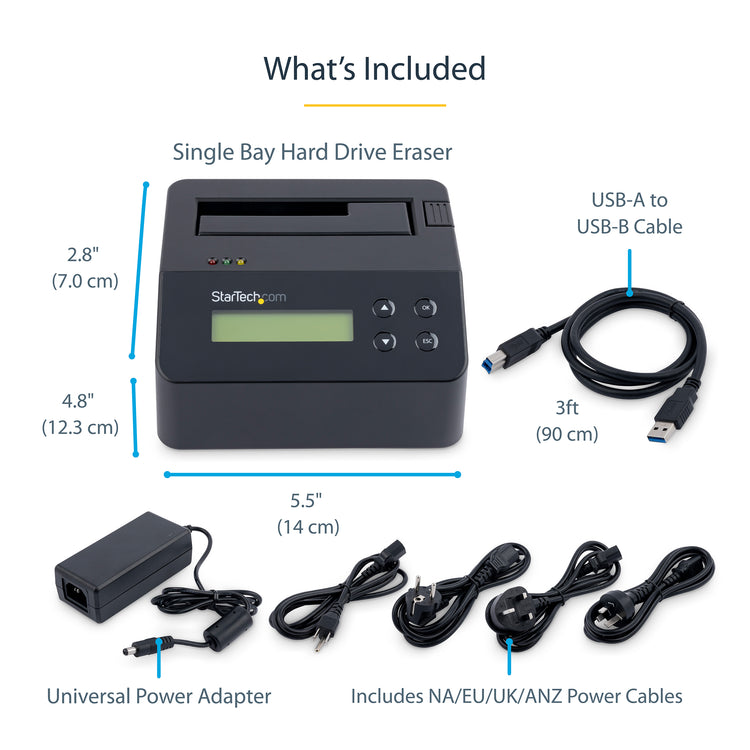 StarTech.com SDOCK1EU3P pièce et accessoire pour dispositifs de stockage de données - Image 18