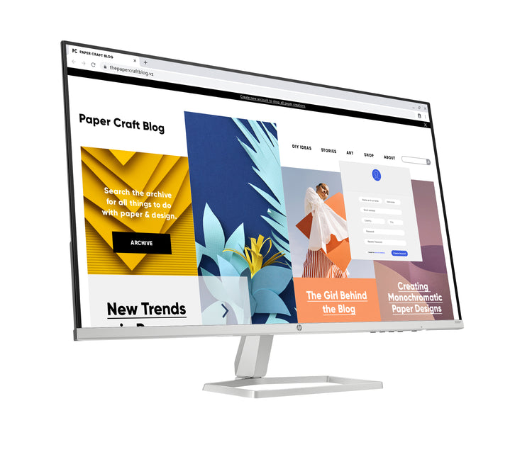 HP Series 5 31.5 inch FHD Monitor - 532sf écran plat de PC 80 cm (31.5") 1920 x 1080 pixels LCD Noir, Blanc - Image 2