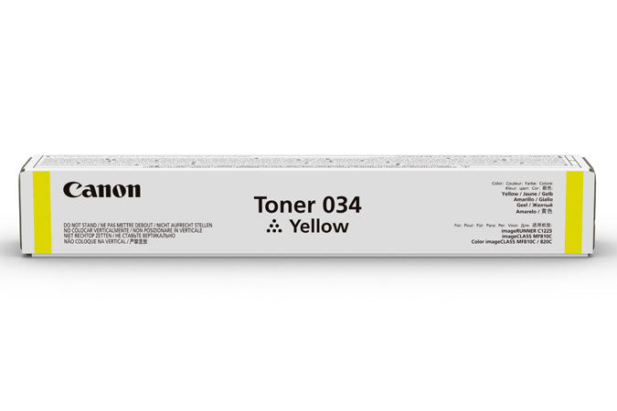 CANON 034 toner cartridge 1 pc(s) Original Yellow (9451B001) - Cartouches Certifiees