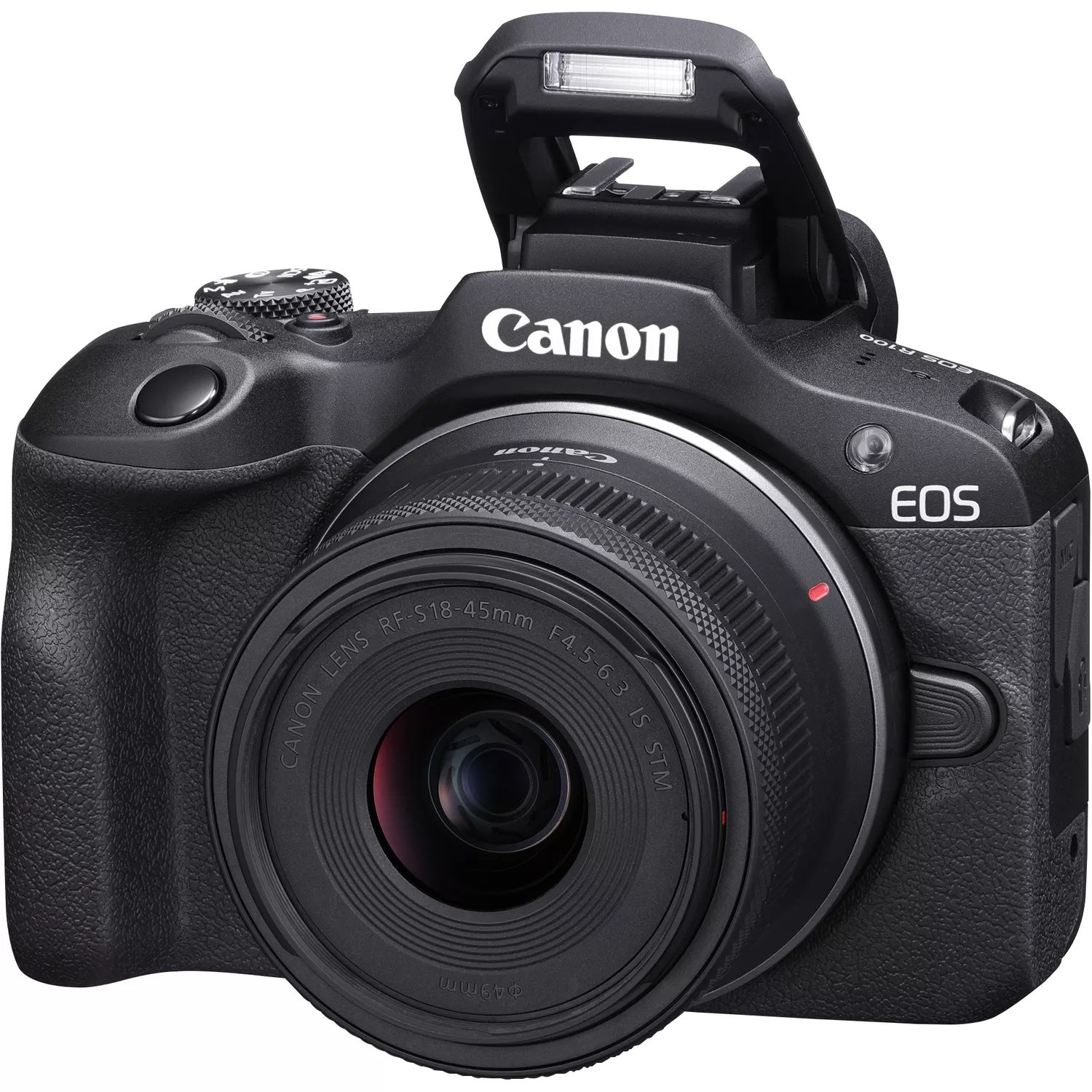 CANON EOS R100 + RF-S 18-45mm F4.5-6.3 IS STM Kit MILC 24.1 MP CMOS 6000 x 4000 pixels Black (6052C012) - Cartouches Certifiees