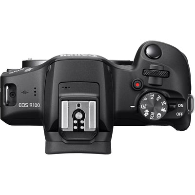 CANON EOS R100 + RF-S 18-45mm F4.5-6.3 IS STM Kit MILC 24.1 MP CMOS 6000 x 4000 pixels Black (6052C012) - Cartouches Certifiees