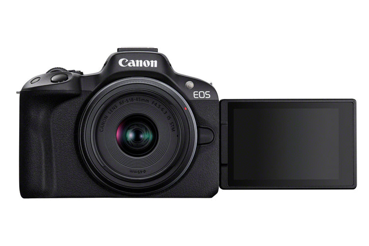 CANON EOS R50 + RF-S 18-45mm F4.5-6.3 IS STM MILC 24.2 MP CMOS 6000 x 4000 pixels (5811C012) - Cartouches Certifiees