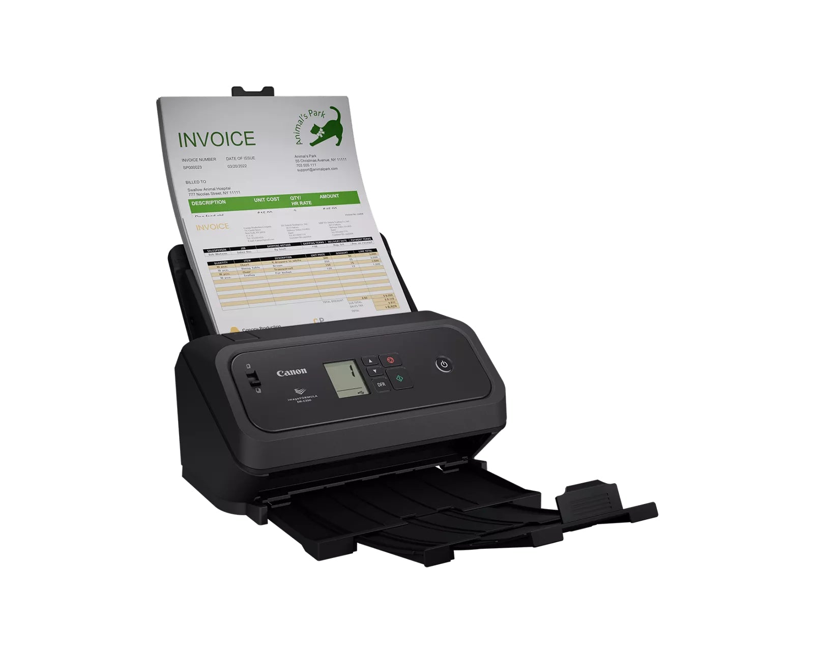 CANON imageFORMULA DR-C350 ADF scanner 600 x 600 DPI Black (7290C002) - Cartouches Certifiees