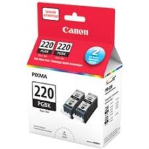 CANON PGI-220 BK Twin Ink Value Pack (2945B017) - Cartouches Certifiees