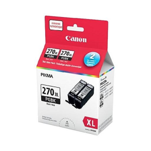 CANON PGI-270 XL Pigment Black Ink Twin Pack SKU (0319C009) - Cartouches Certifiees