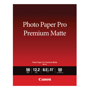 CANON PM-101 8.5" x 11" Photo Paper Pro Premium Matte (50 sheets/pkg) (8657B004) - Cartouches Certifiees