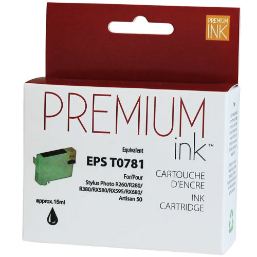 Compatible EPSON T078 (T078120) Black Inkjet Cartridge Premium Quality - Cartouches Certifiées