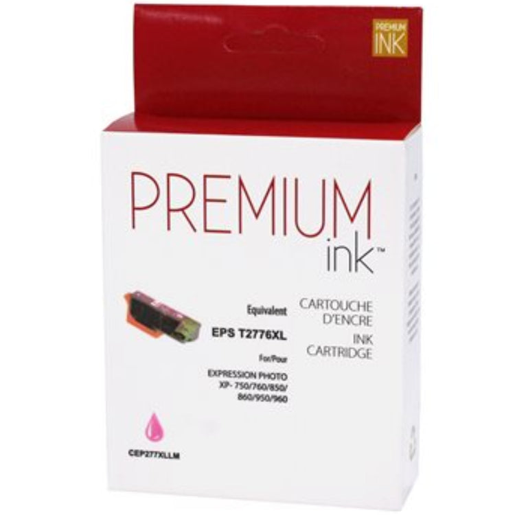 Compatible EPSON T277XL (T277XL620) Light Magenta Inkjet Cartridge Premium Quality - Cartouches Certifiées